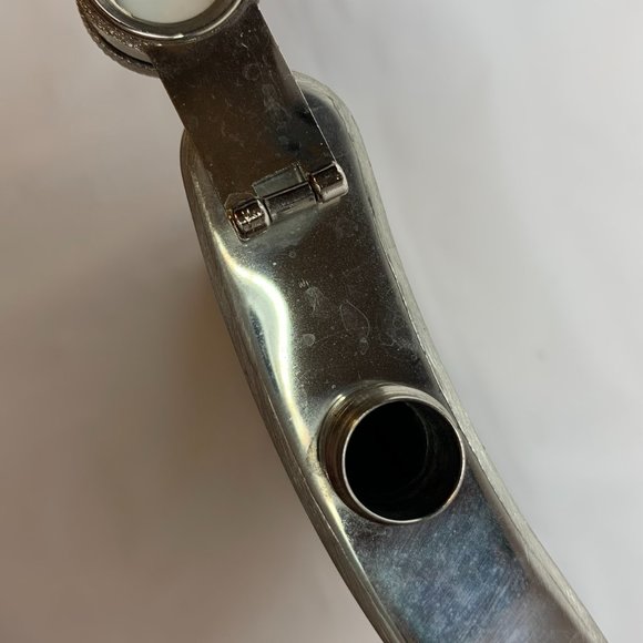 "LIVE TO RIDE" Motorcycle Rider Flask. 8 oz. Stainless Steel. (619) - Picture 6 of 6